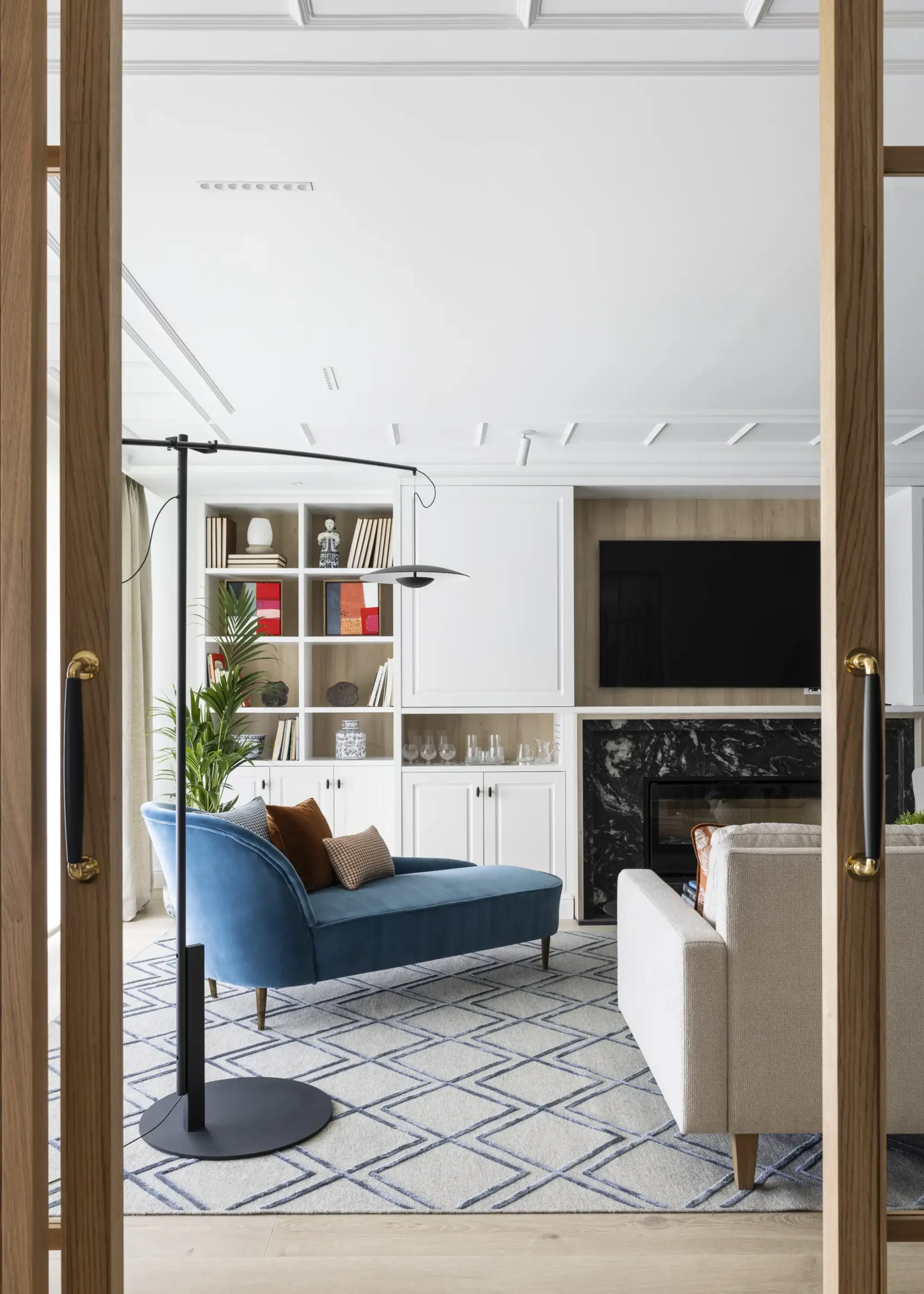 فرش با طرح شطرنجی