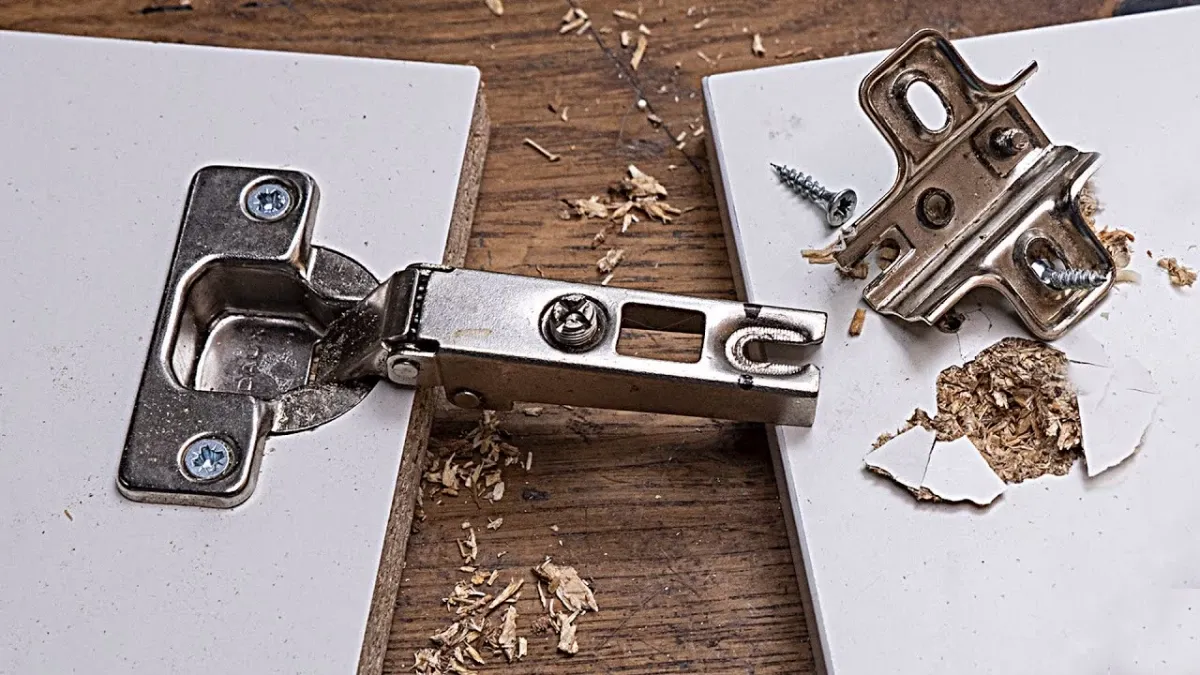 روش تعمیر سوراخ لولاهای شکسته کابینت