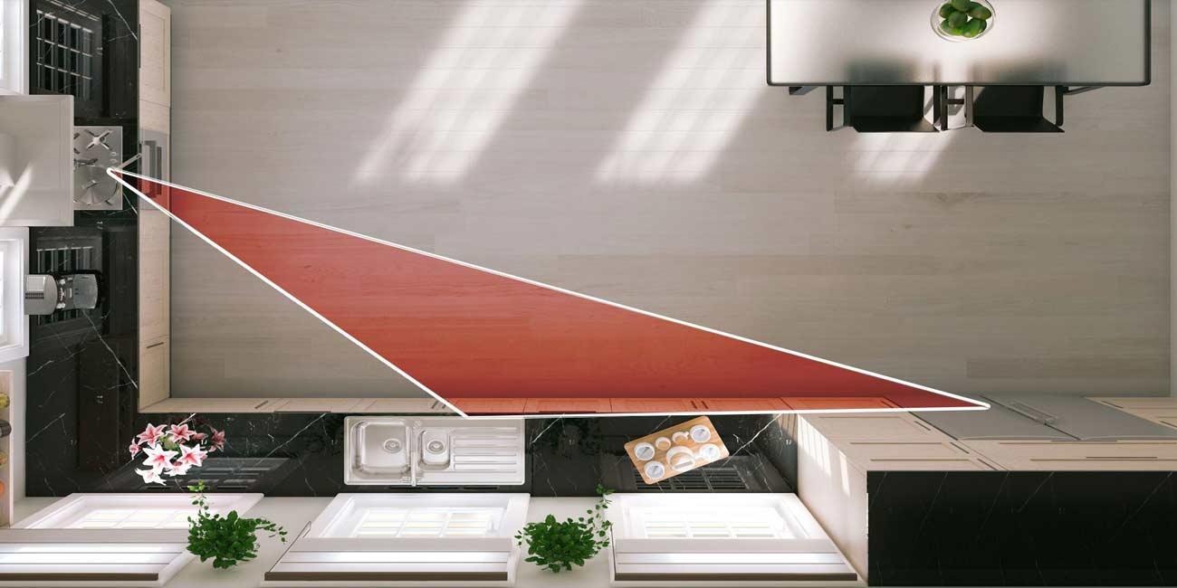 مثلث کارآشپزخانه (Work Triangle)