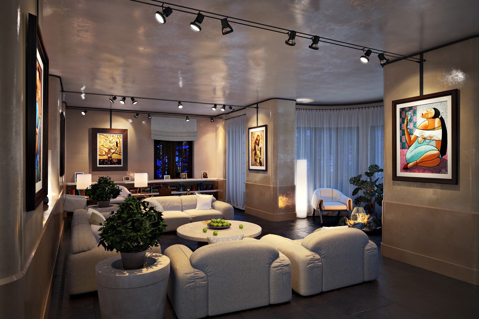 انواع نورپردازی در معماری داخلی