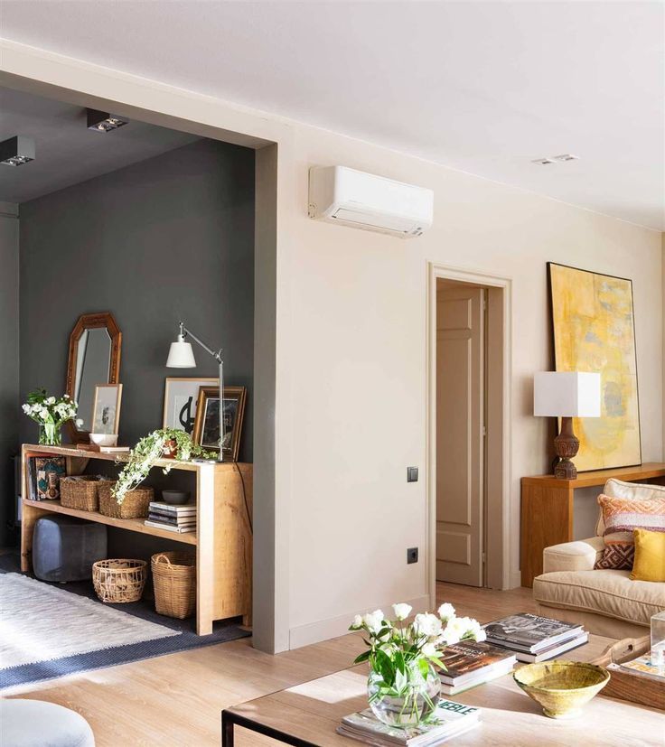 دیوار های دو رنگ برای جداسازی فضاهای داخلی