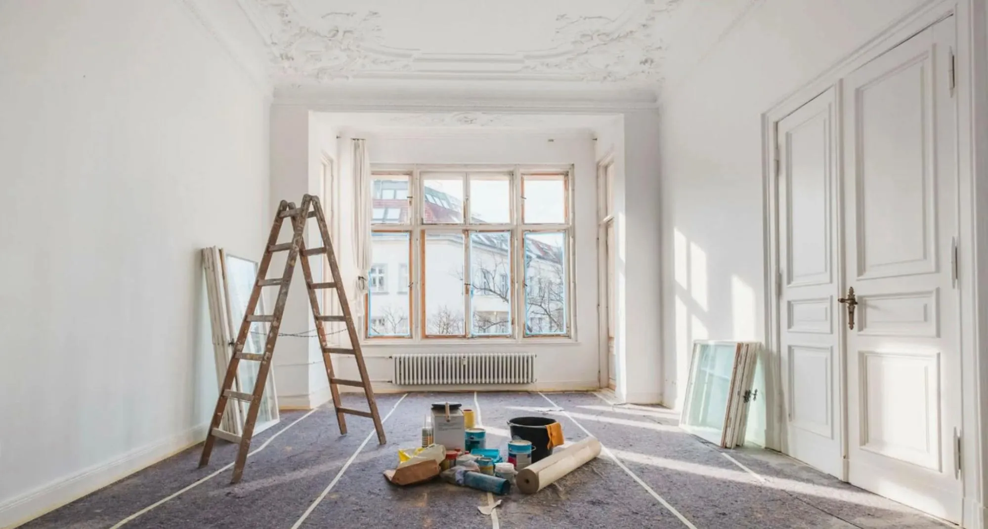 مراحل بازسازی دیوار