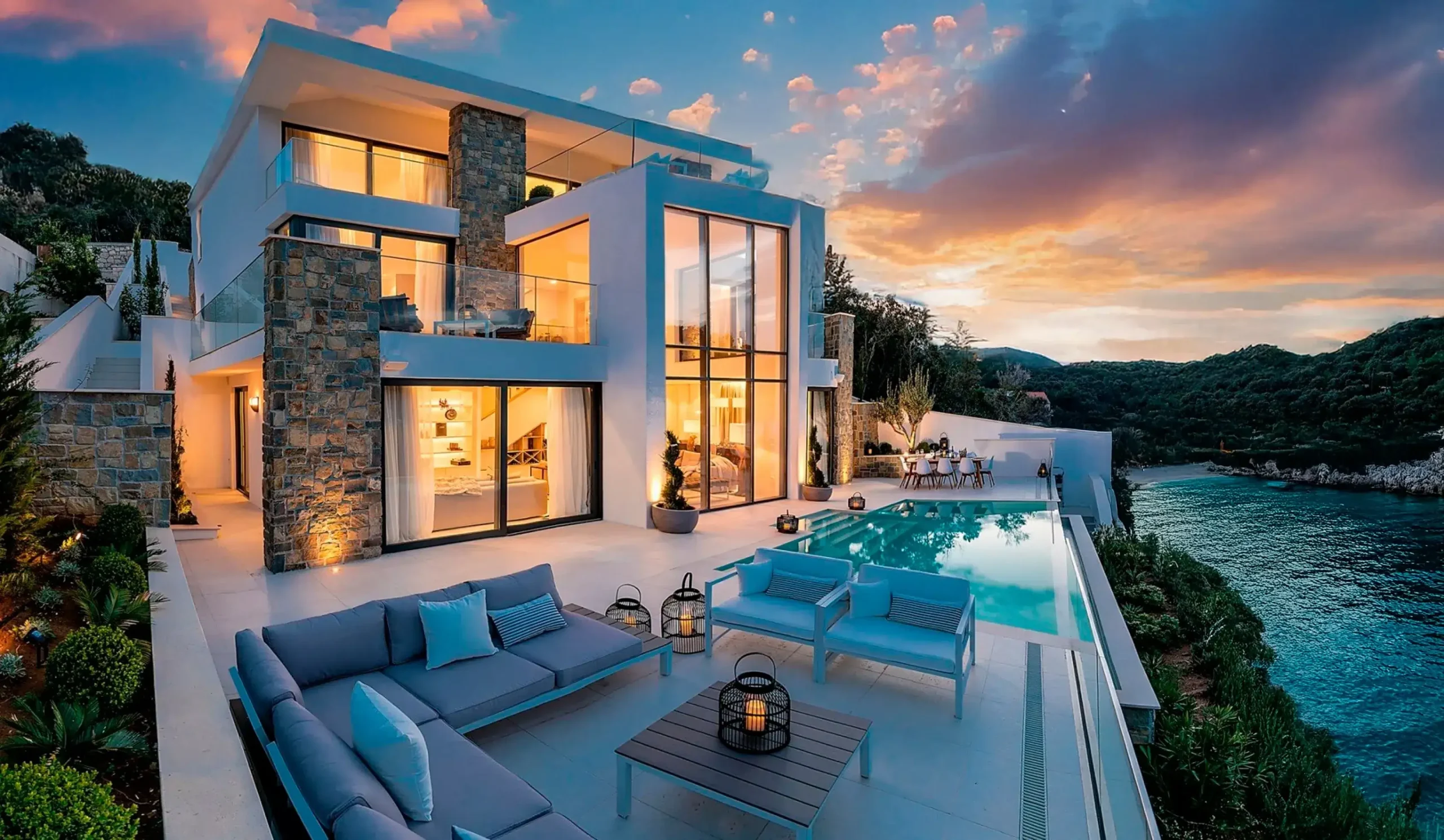 بازسازی ویلا ساحلی