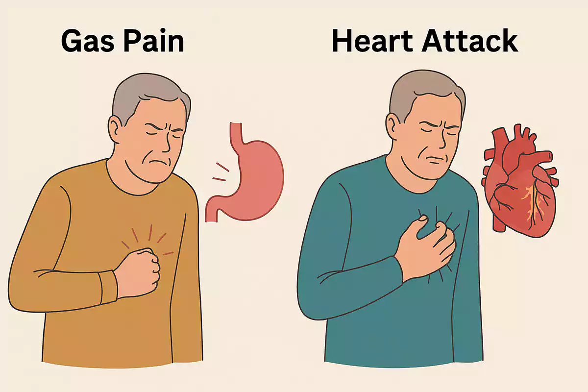 تفاوت معده درد و قلب درد