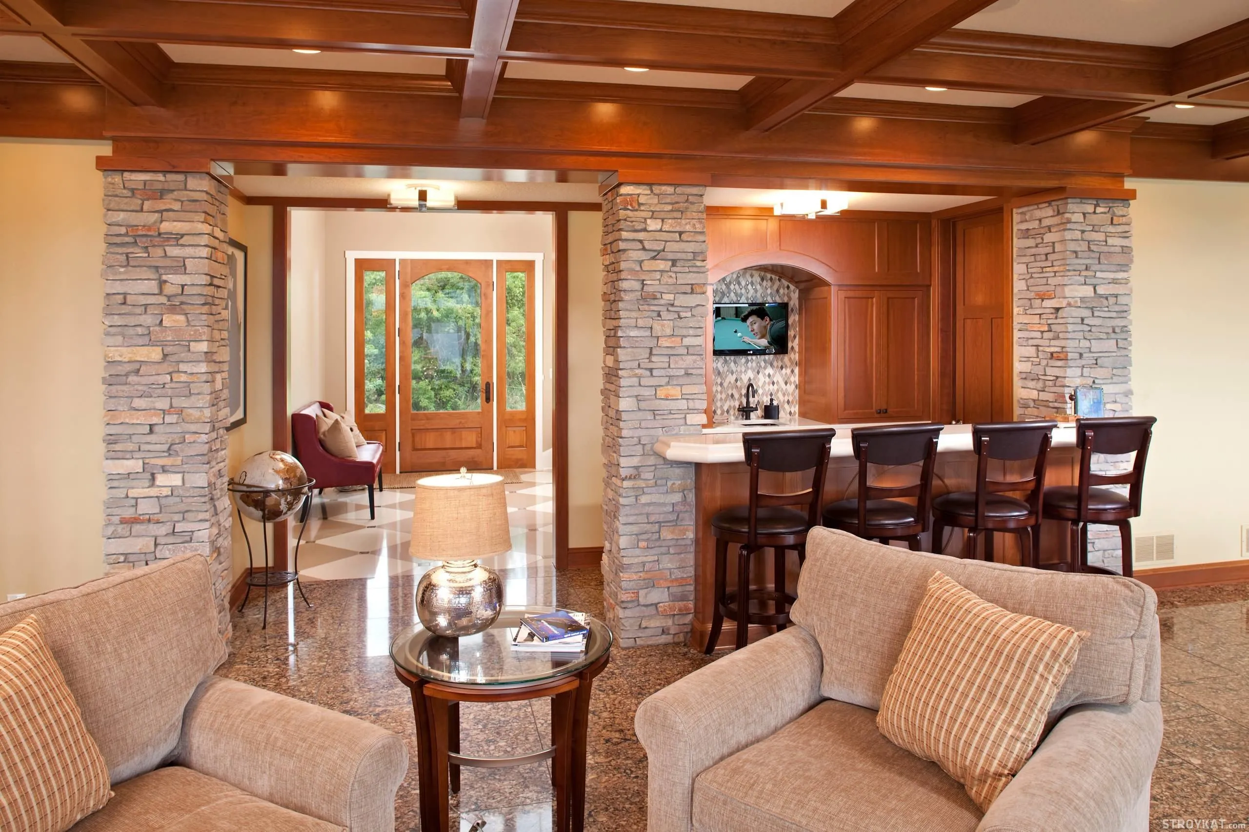 ادغام کردن میز غذاخوری با ستون باربر