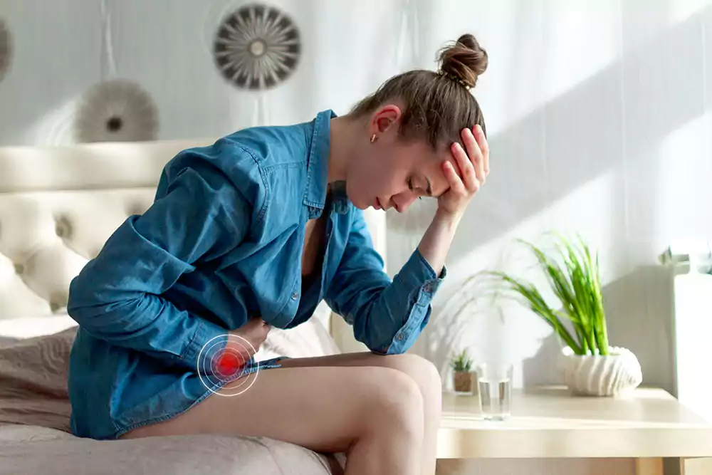 گرفتگی شکم بدون پریود با عفونت التهابی لگن (PID)