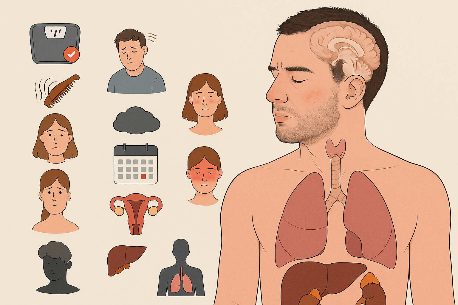 عدم تعادل هورمونی چه علائمی دارد