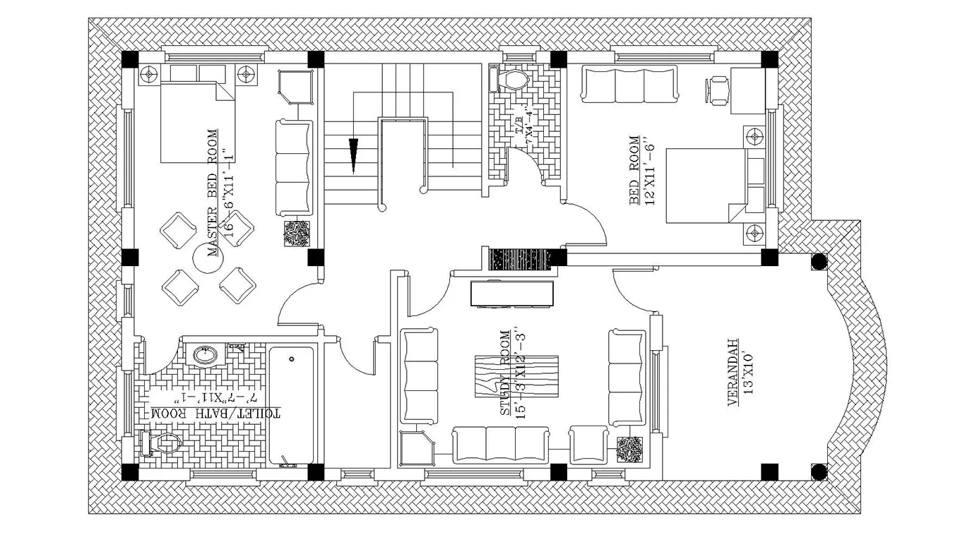 طراحی پلان خانه ویلایی